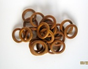 Drewniane kółka do karnisza duże 23 sztuki