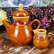 Śliczny ceramiczny dzbanek z mlecznikiem - Kathrin - 1,3 L - Torgau