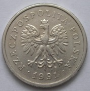 Polska 1 złoty 1991 - ert