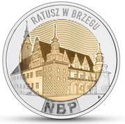 5 zł Ratusz w Brzegu Odkryj Polskę Woreczek Worek 100 szt + foldery