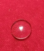 Szkło zegarmistrzowskie okrągłe, podwójnie wypukłe