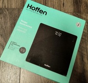 Waga łazienkowa czarna Hoffen elektroniczna cyfrowa do 120 kg