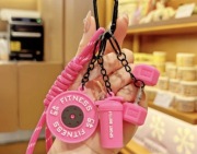 Duży brelok silikonowy fitness siłownia zawieszka do torby upominek 