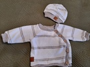 3-częściowy dzianinowy komplet niemowlęcy roz.68