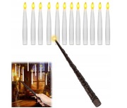 20x Lewitujące Świczki Led Harry Potter Różdzka