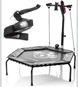 Trampolina Fitness FitEngine z czujnikiem tętna.