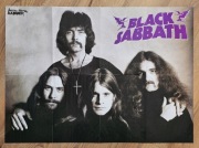 Black Sabbath - Wielki plakat XXL z 2017 r. - Wymiary: 75 x 55 cm - NOWY!