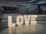 Napis LOVE wesele 