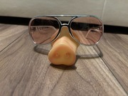 Okulary z nosem świnki zabawne przebranie kostium 