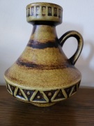 Ceramiczny wazon, ręcznie robiony, vintage