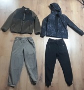 Dwa komplety, kurtka i spodnie dresowe H&M 152/158