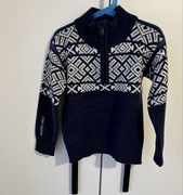 Sweter chłopięcy, norweski wzór, wełna