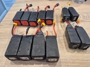 13 sztuk Lipo 4s 1300-1550mah bateria pakiet