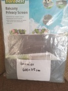 Osłona balkonowa rozmiar 600 x 75  - 48 zł