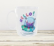 Kubek z serii POTWORKI W KOSMOSIE, personalizacja (imię), pomysł na prezent