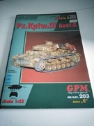 Model Kartonowy GPM Pz.Kpfw.III Ausf.G