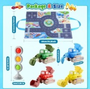 Koparki Mata Zestaw Maszyn budowlanych zabawki - mata Childhood Toy