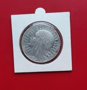 10 ZŁOTYCH GŁOWA KOBIETY 1933 rok - srebro AG