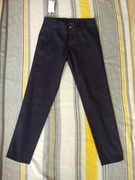 4f spodnie Chinos granatowe