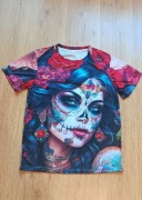 Piękny kolorowy t-shirt. Rozmiar L. Nowy