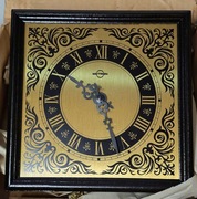 Zegar ścienny Metron lata 80 Stan IDEALNY skrzynia zdobiona Wagi!