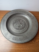 Ozdobny talerz z koniem Holstem 