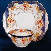 **PATERA + miska Imari porcelana CROWN Mayer & Sherratt 1921+