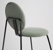 Krzesło, Ikea ,Manhult ,Hakebo szarozielony 2x ,loft,metal