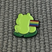 Przypinka żaba LGBT