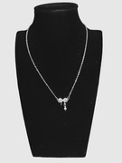 Naszyjnik ankier 46+6 cm 2 mm modna zawieszka stal szlachetna + pudełko