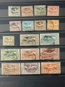 Rok 1920 Fi 13-29.kasowane znaczki plebiscytowe Górnego Śląska 