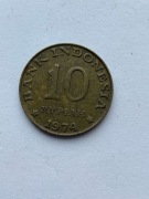 Indonezja 10 rupii 1974 rok