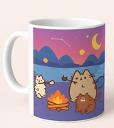 Kubek ceramiczny 330 ml z nadrukiem Pusheena – bo życie jest lepsze z kotem