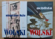 2x Marcin Wolski NOBLISTA + NIEPRAWE ŁOŻE stan bdb