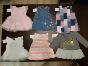 Paka ubrań dziewczynka r: 62/68/74/80/92. 90 sztuk