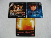 DVD 3x Susan Sarandon - I będę żyć, Romance & Cigarettes, Mila księżycowego