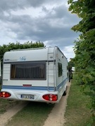 Przyczepa kempingowa Hobby 560 De Lux + przedsionek Isabella.