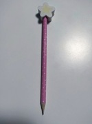 Ołówek szkolny różowy z gumką nr2