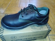 NOWE Wzmocnione Półbuty robocze ze skóry bydlęcej
