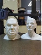 2 popiersia 12cm Szkolna 17 Kononowicz Major 