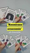 "Kosmiczne orzeczenie" gra dydaktyczna części zdania 