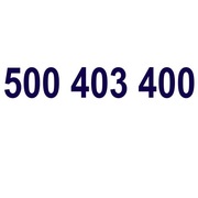 Złoty Numer 500 403 400