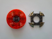 Lego Ninjago Spinner + nakładka / zestaw 3