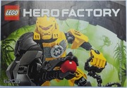 Lego HERO Factory 6200 2192 7148 44007 instrukcja x4