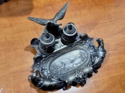 Organizer na biurko przybornik patera myśliwska kałamarz wizytownik