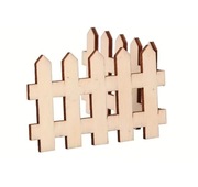 Mini Drewniany Płotek Dekoracja Mikro Krajobrazu 2 szt.