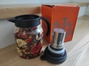 Dzbanek termos z zaparzaczem nowy kwiatowy wzór