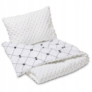 KOMPLET MINKY KOCYK KOŁDERKA PODUSZKA LULU 75x100