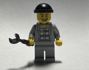LEGO CITY FIGURKA POLICE ZŁODZIEJ,WIĘZIEŃ cty0208