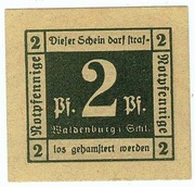 WAŁBRZYCH 2 FENIGI bd so.    Skarbnik